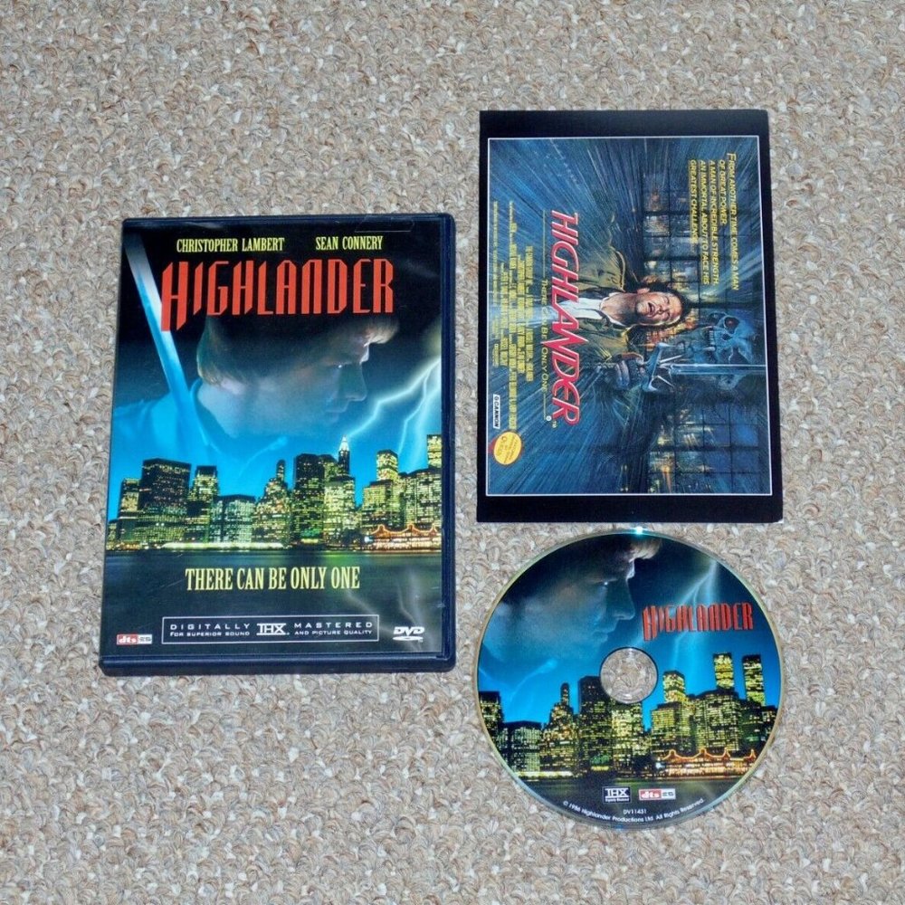 Highlander DVD 2002 Complete Anchor Bay Christopher Lambert